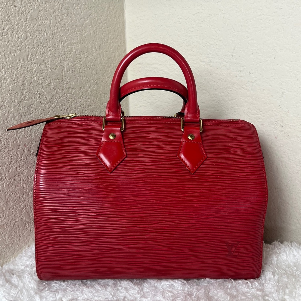 Louis Vuitton Red Handbag